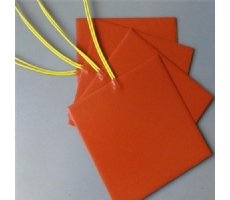 Hot Sell 12V 300MMX300MM Silicone Heater With Adhesive and 100K Thermistor