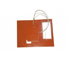 irregular shape silicone heater